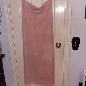 Anna Quan Blush Pink Maxi Skirt